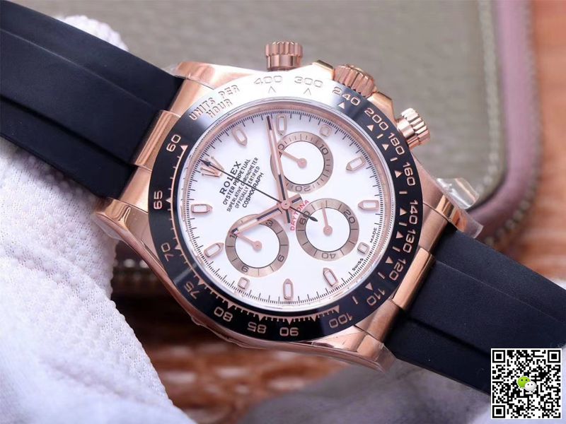 Rolex Daytona M116515LN-0019 Noob Factory White Dial 4130 Movement