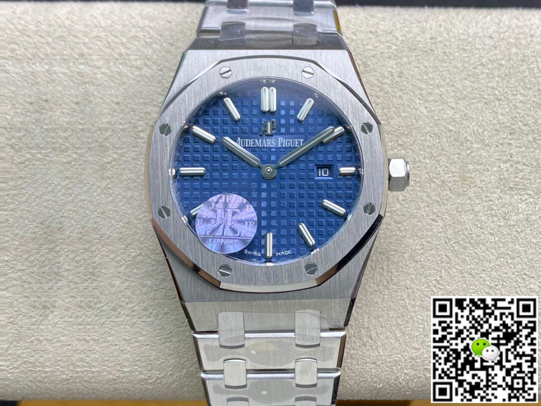 Audemars Piguet Royal Oak Quartz 67650ST.OO.1261ST.01 JF Factory Blue Dial