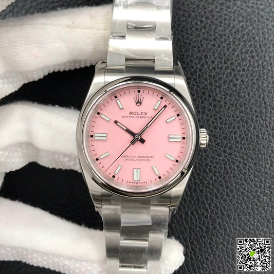 Rolex Oyster Perpetual M126000-0008 36MM EW Factory Candy Pink Dial