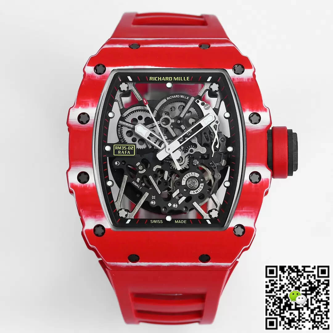 Richard Mille RM35-02 BBR Factory Red Carbon Fiber Case