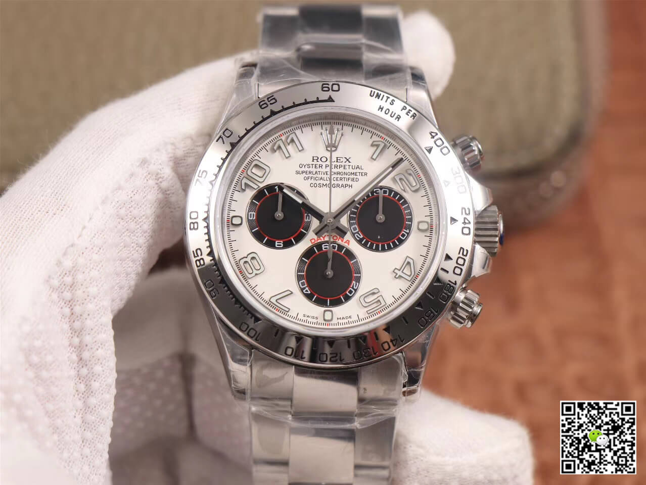 Rolex Daytona Cosmograph 116509 JH Factory White Dial