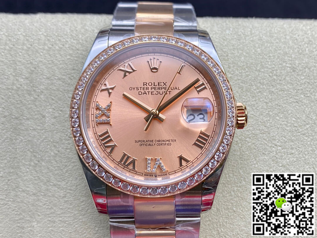 Rolex Datejust M126281RBR-0016 EW Factory Rose Gold