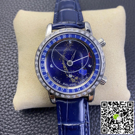 Patek Philippe Grand Complications 6104G-001 AI Factory Sky Moon Diamond Bezel