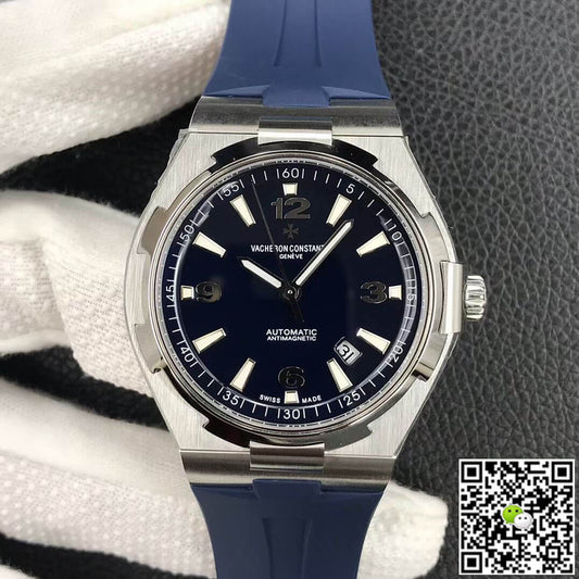 Vacheron Constantin Overseas 47040 8F Factory Blue Rubber Strap