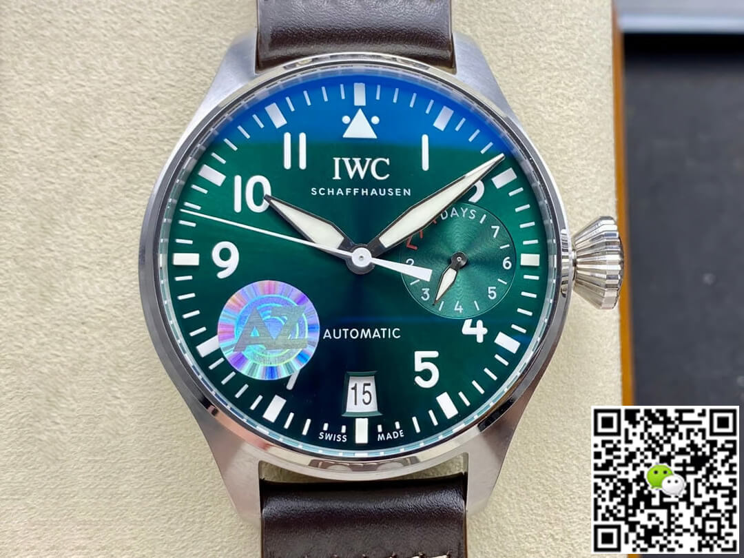 IWC Pilot IW501015 AZ Factory Green Dial
