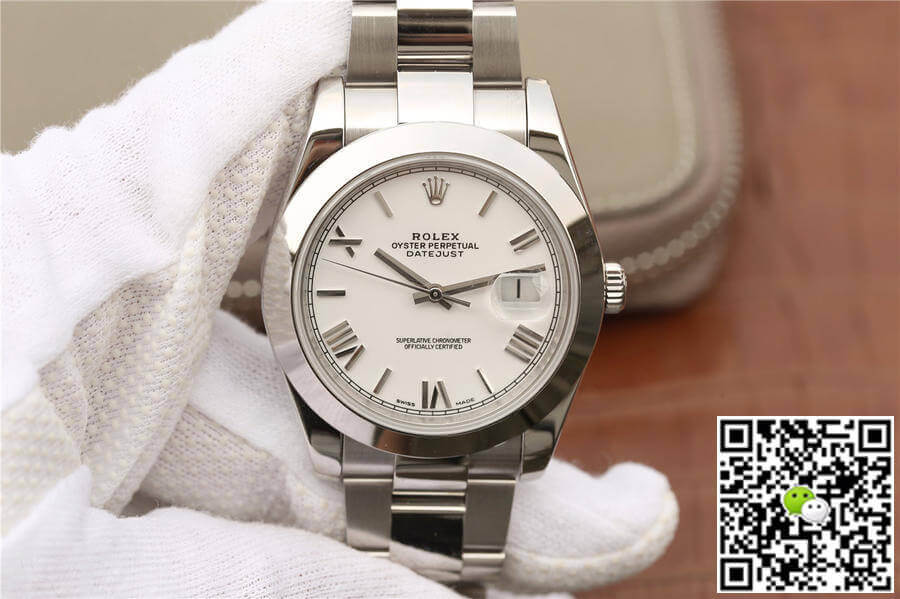 Rolex Datejust 41MM EW Factory White Dial