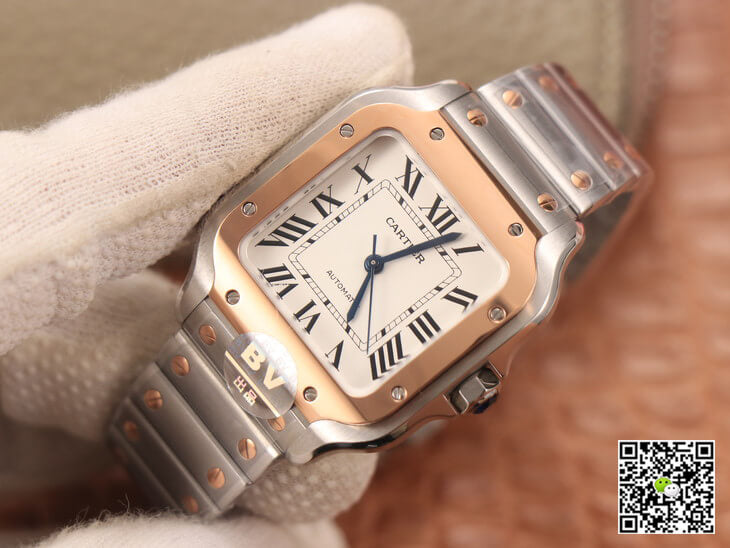 Cartier De Santos W2SA0007 BV Factory White Dial