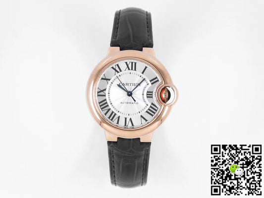 Ballon Bleu De Cartier 33MM W6920069 AF Factory Rose Gold