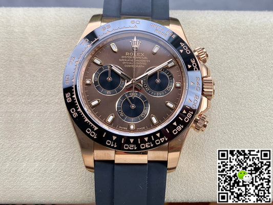 Rolex Cosmograph Daytona M116515LN-0041 Clean Factory Rubber Strap