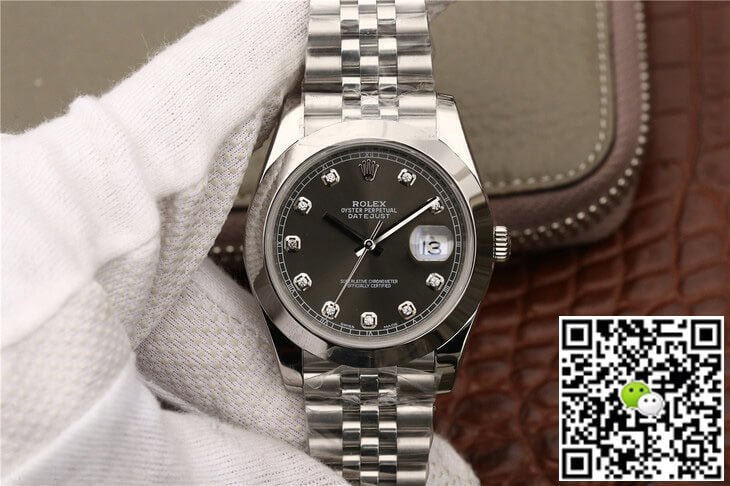 Rolex Datejust M126300 EW Factory Grey Dial