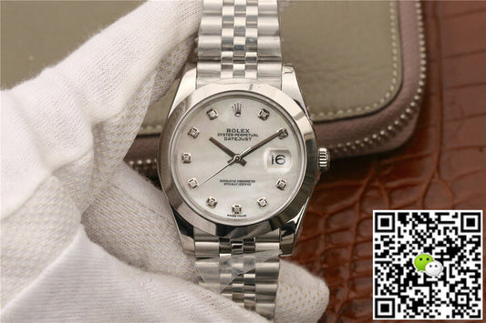 Rolex Datejust M126300 EW Factory Diamond-set Dial