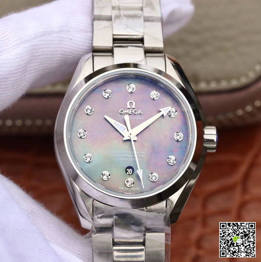 Omega Seamaster 231.10.34.20.57.001 Aqua Terra 150M 3S Factory Mother-Of-Pearl Dial