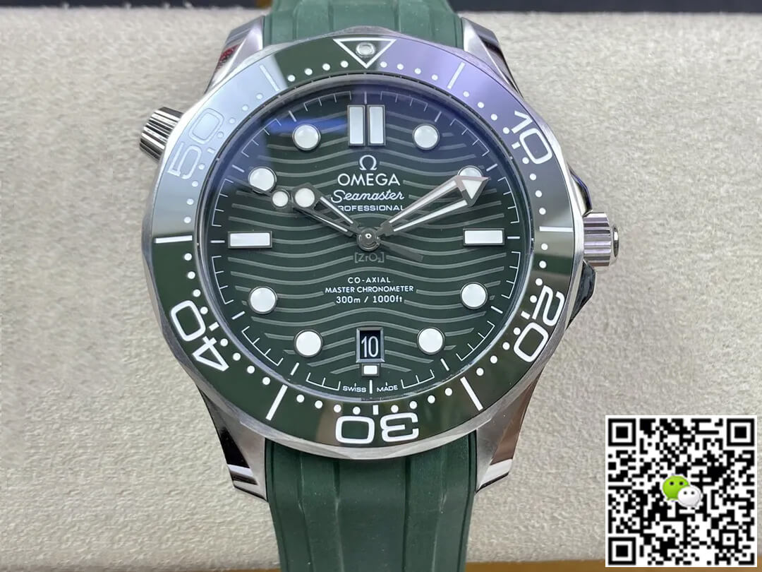 Omega Seamaster Diver 300M 210.32.42.20.10.001 VS Factory Green Dial