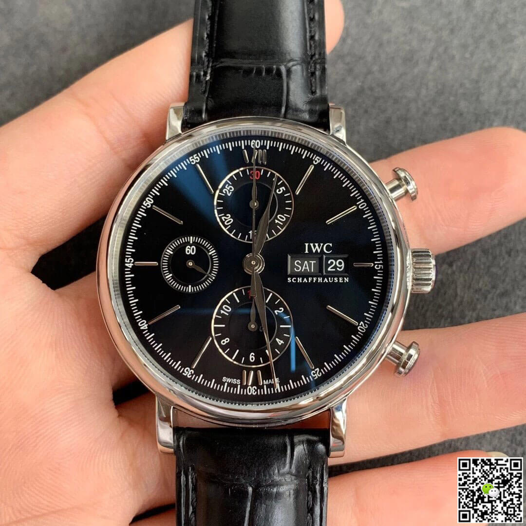 IWC Portofino IW391008 ZF Factory Stainless Steel Black Dial