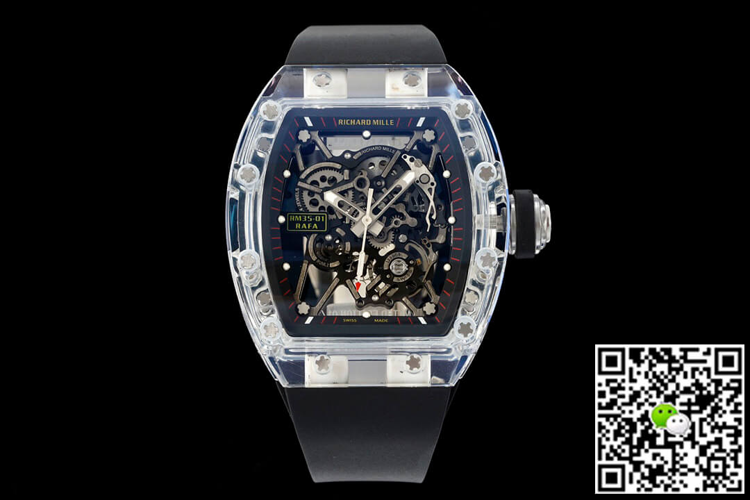 Richard Mille RM35-01 RM Factory Black Rubber Strap