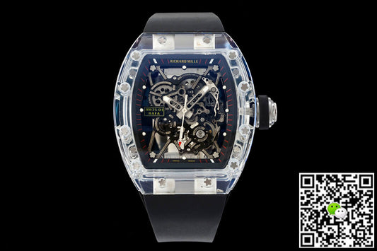 Richard Mille RM35-01 RM Factory Black Rubber Strap