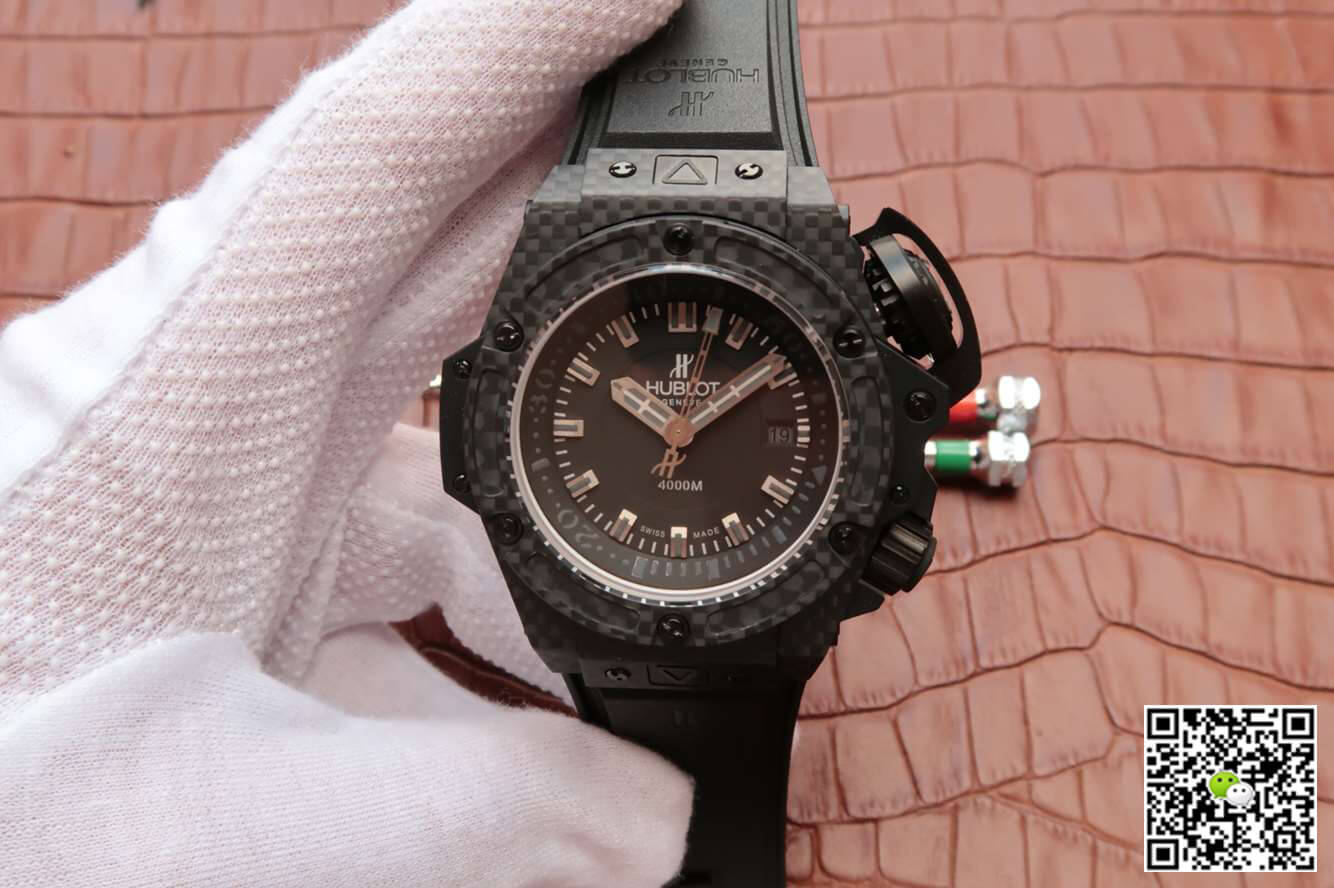 Hublot King Power Oceanographic 4000M 731.QX.1140.RX V6 Factory Forged Carbon Fiber