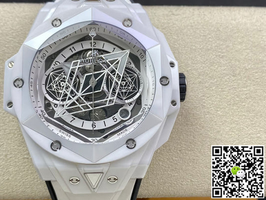 Hublot Big Bang Sang Bleu II 418.HX.2001.RX.MXM21 BB Factory White Ceramics