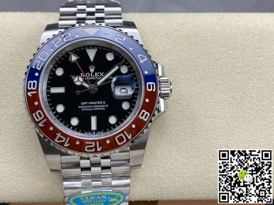 Rolex GMT Master II M126710BLRO-0001 Clean Factory V3 Steel Strap