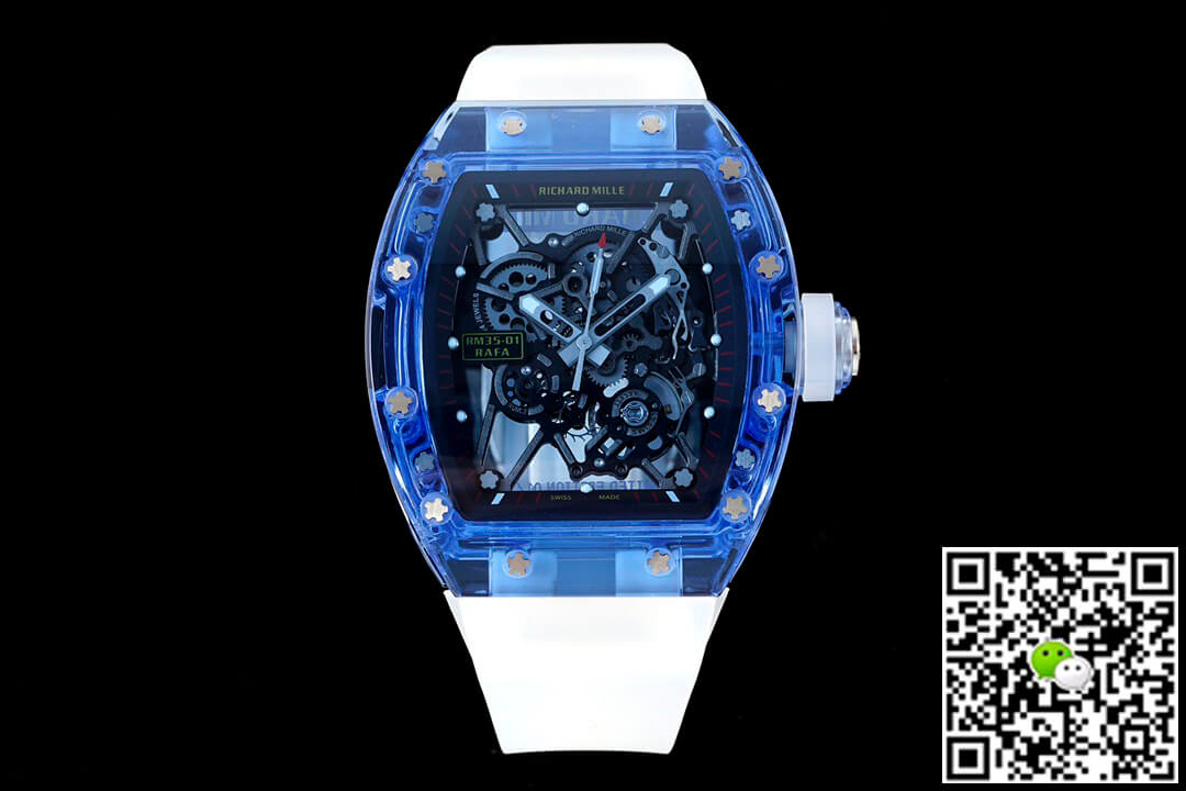 Richard Mille RM35-01 RM Factory Blue Skeleton Dial
