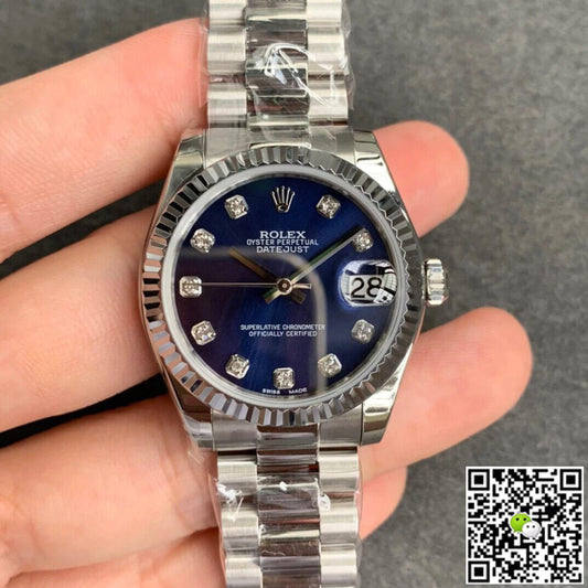 Rolex Datejust 31MM GS Factory Blue Dial