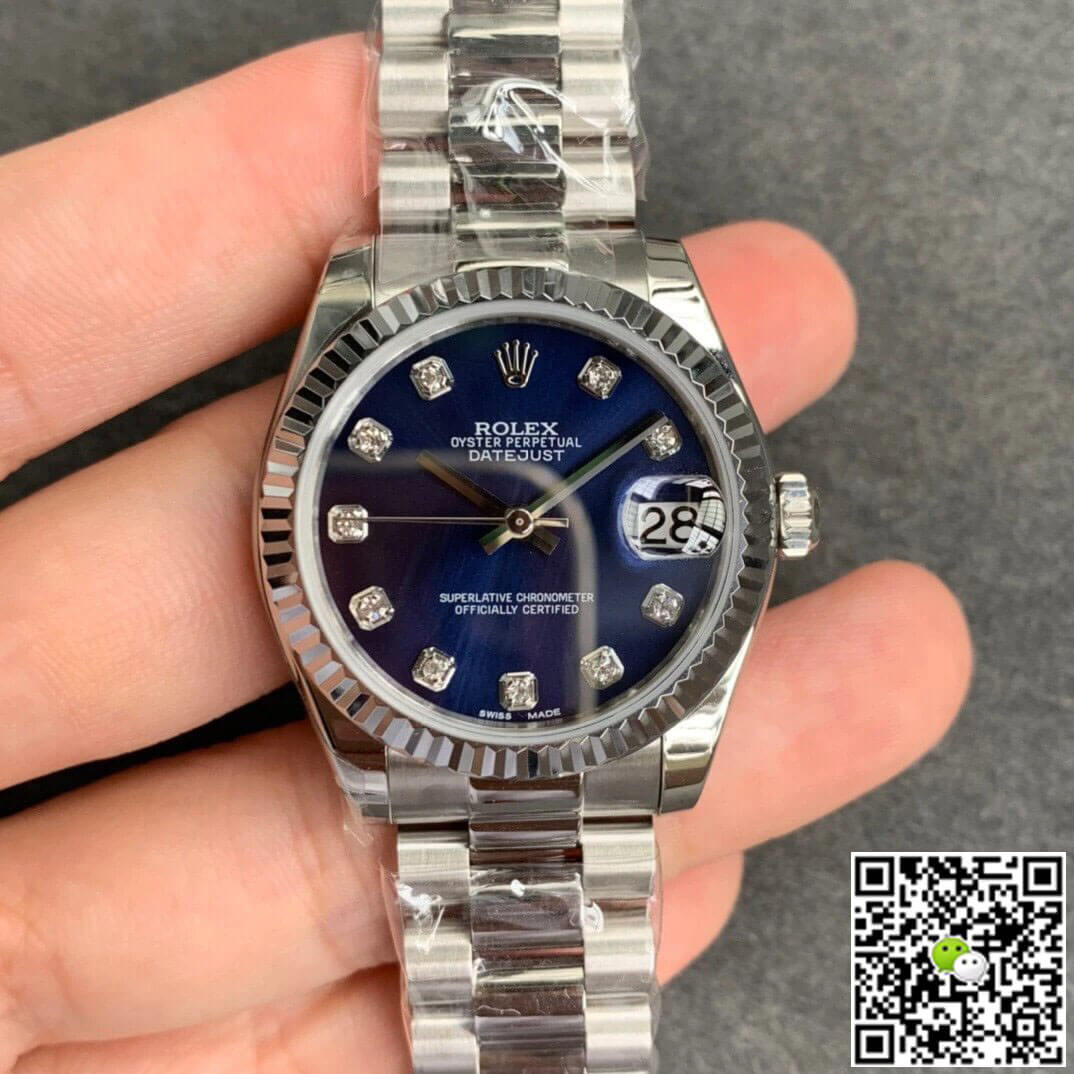 Rolex Datejust 31MM GS Factory Blue Dial
