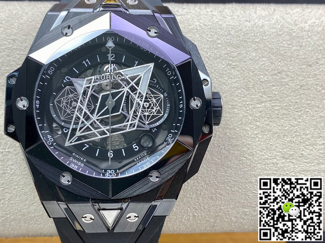 Hublot Big Bang Sang Bleu II 418.CX.1114.RX.MXM20 BB Factory Black Ceramics