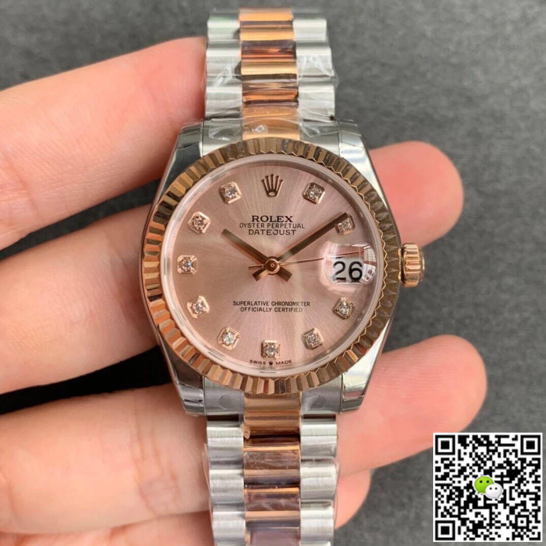 Rolex Datejust M278271-0023 GS Factory Rose Gold