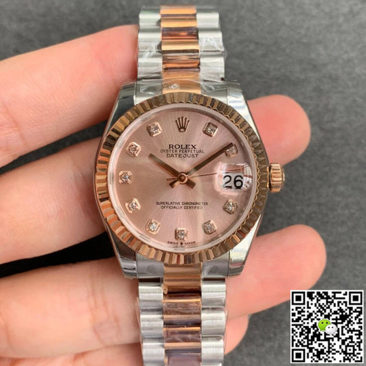 Rolex Datejust M278271-0023 GS Factory Rose Gold