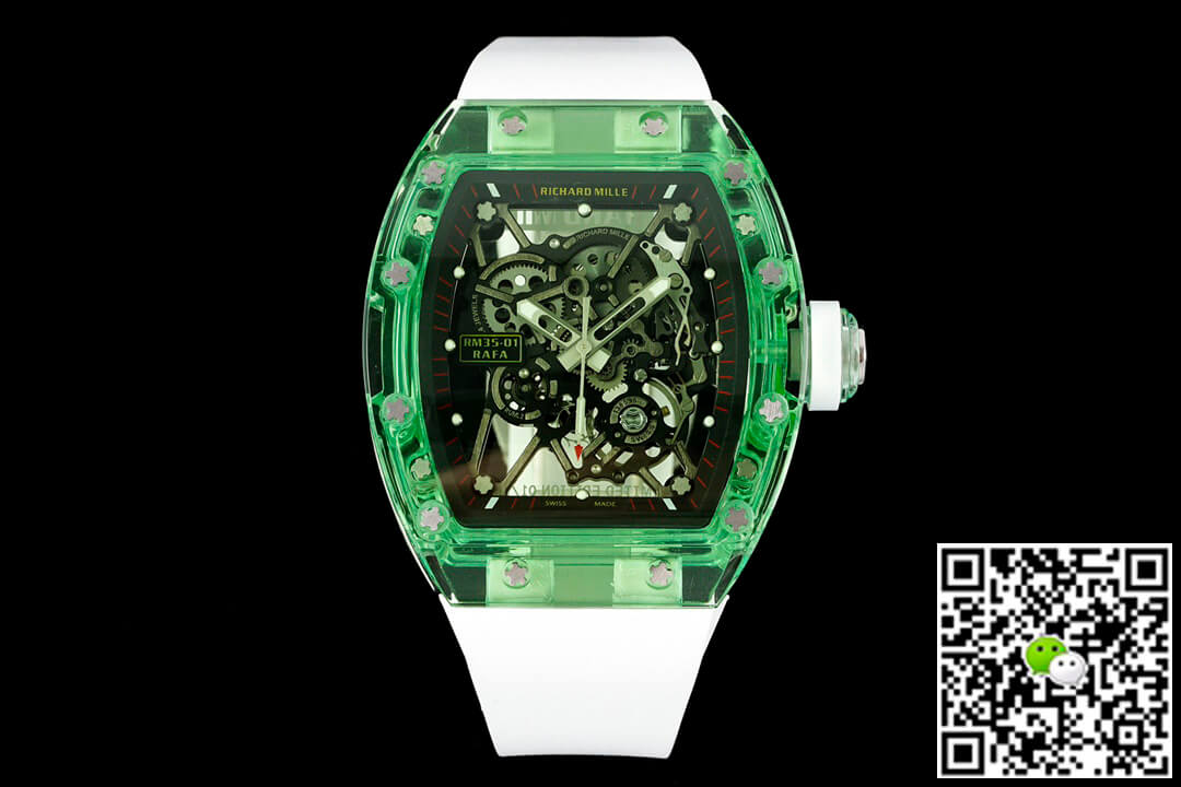 Richard Mille RM35-01 RM Factory Green Transparent Case
