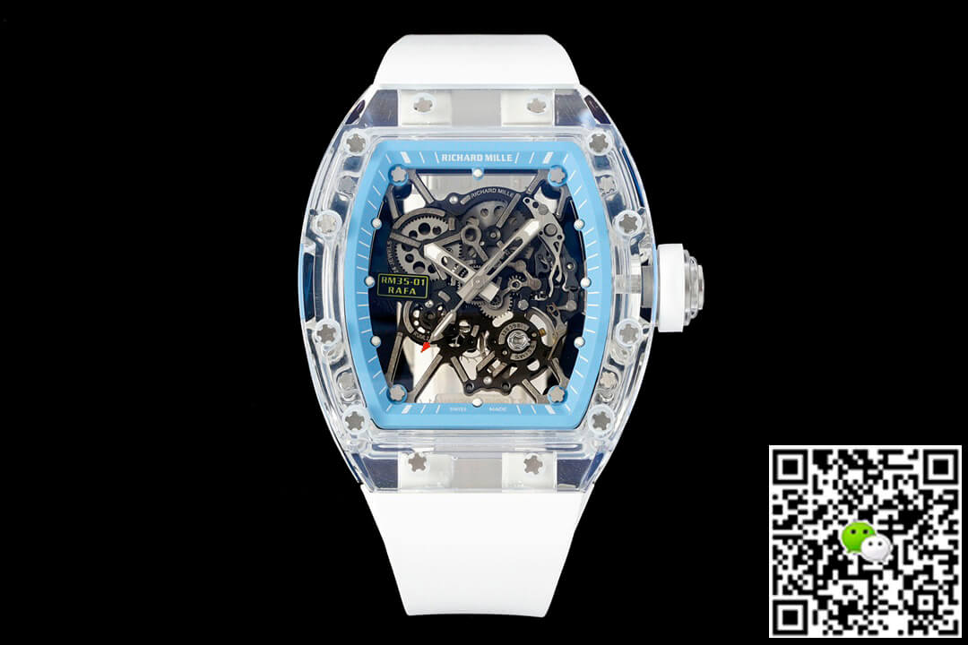 Richard Mille RM35-01 RM Factory White Rubber Strap