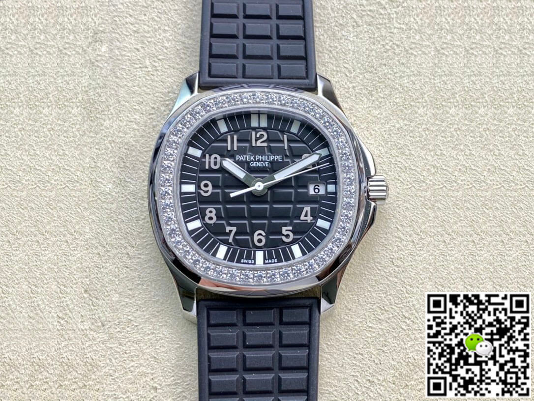 Patek Philippe Aquanaut Quartz Ladies 5067A-001 PPF Factory Diamond-set Bezel