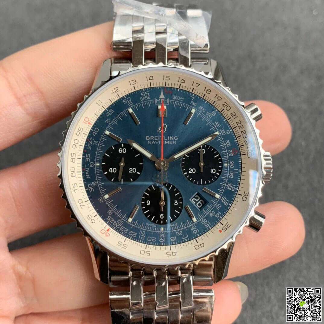 Breitling Navitimer 1 B01 AB0121211C1A1 GF Factory Blue Dial
