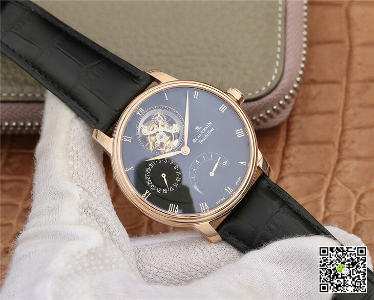 Blancpain Villeret 6025-3642-55B JB Factory Black Dial