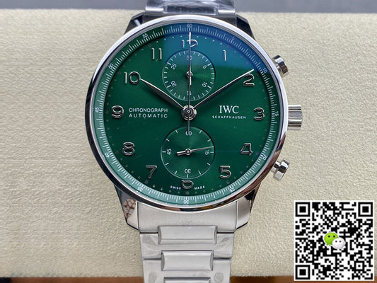 IWC Portugieser IW371615 ZF Factory Green Dial