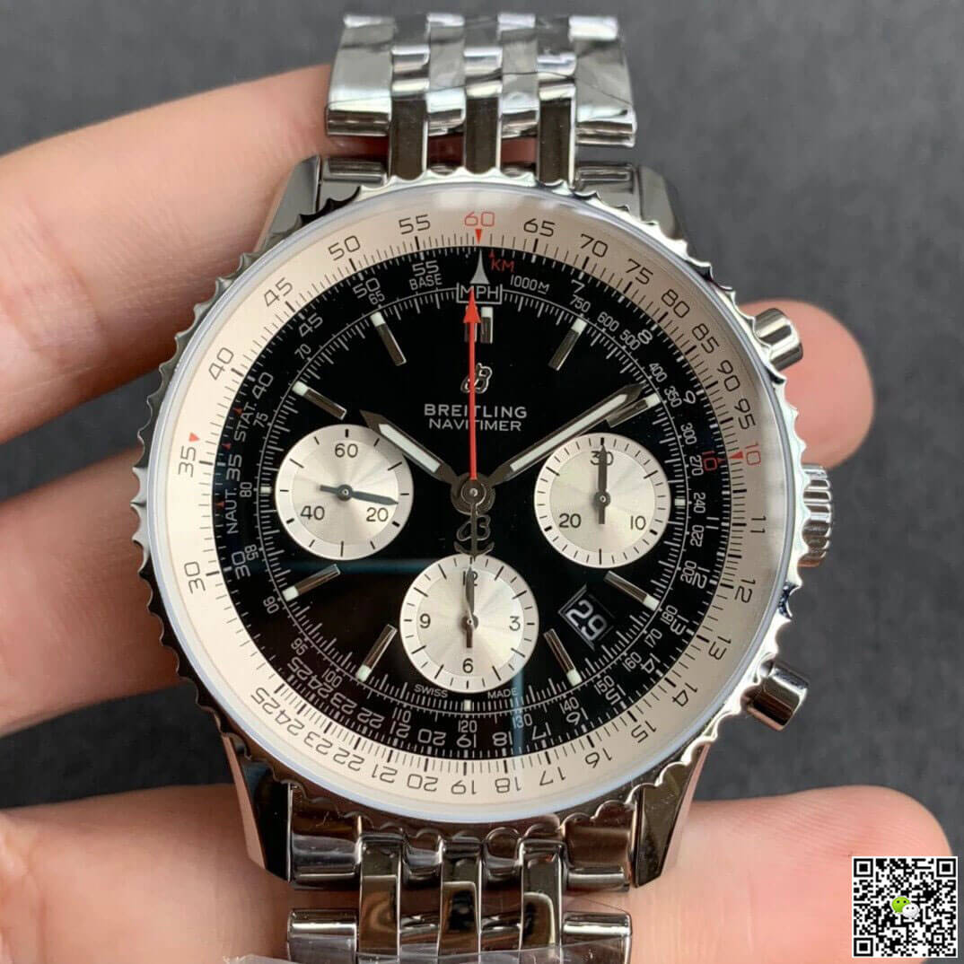 Breitling Navitimer 1 B01 AB0121211B1A1 GF Factory Black Dial