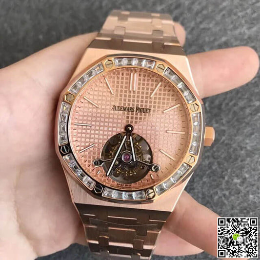 Audemars Piguet Royal Oak Tourbillon Extra Thin 26514OR.ZZ.1220OR.01 R8 Factory Diamond Bezel