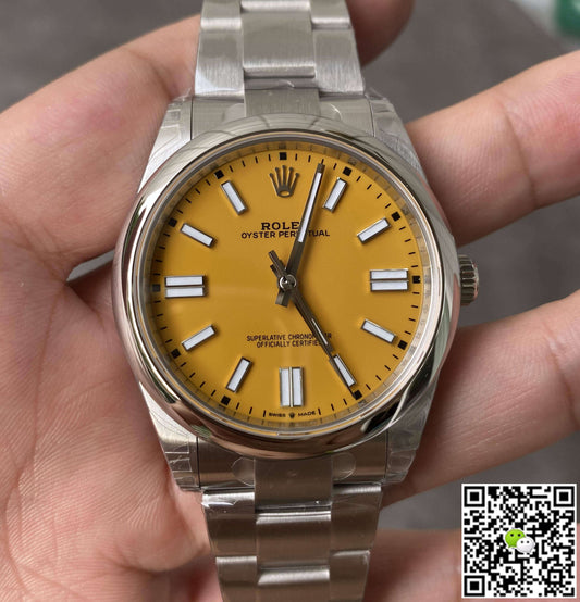 Rolex Oyster Perpetual 41MM M124300-0004 VS Factory Yellow Dial