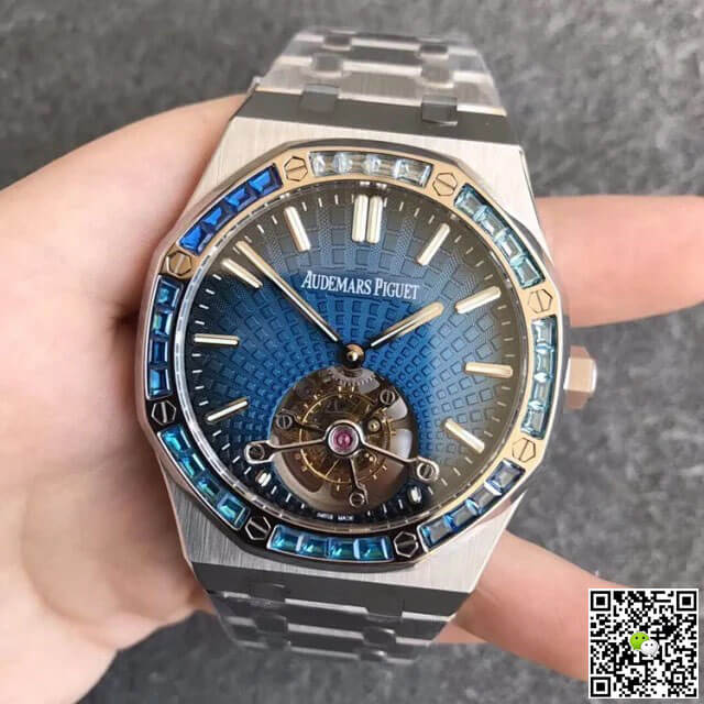 Audemars Piguet Royal Oak Tourbillon 26521PT.YY.1220PT.01 R8 Factory Smoky Blue Dial