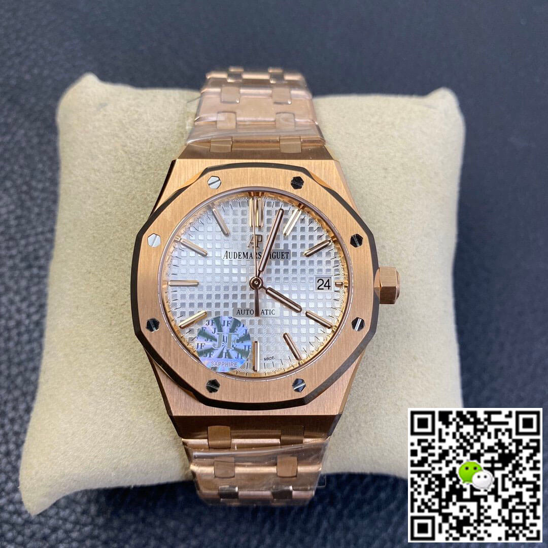 Audemars Piguet Royal Oak 15450OR.OO.1256OR.01 JF Factory Silver Dial