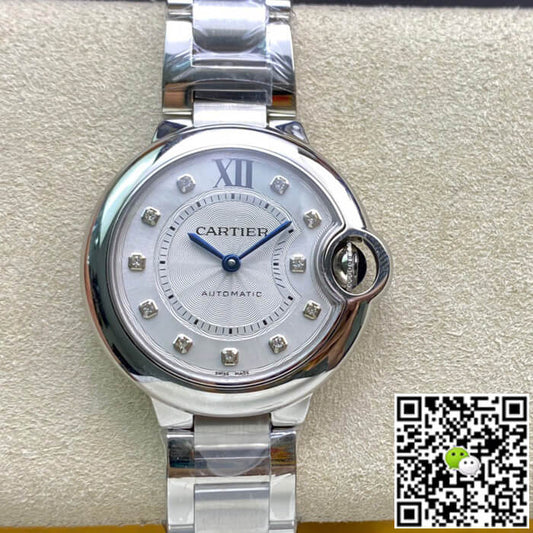 Ballon Bleu De Cartier WE902074 33MM V6 Factory Steel Strap