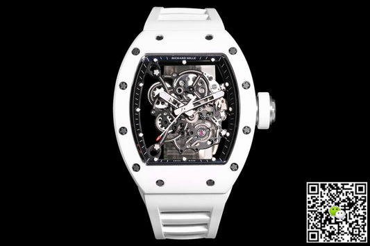 Richard Mille RM-055 BBR Factory White Ceramic