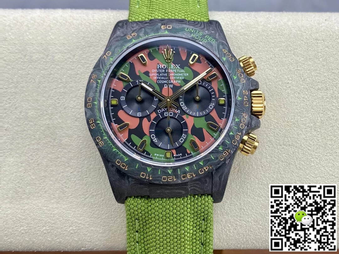 Rolex Daytona Cosmograph Diw Custom Version Noob Factory Green Strap