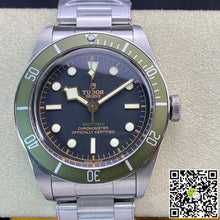 Tudor Heritage Black Bay Green Harrods Special Edition 79230G ZF Factory Black Dial