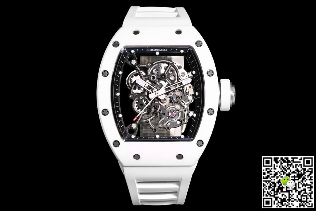 Richard Mille RM-055 BBR Factory White Ceramic