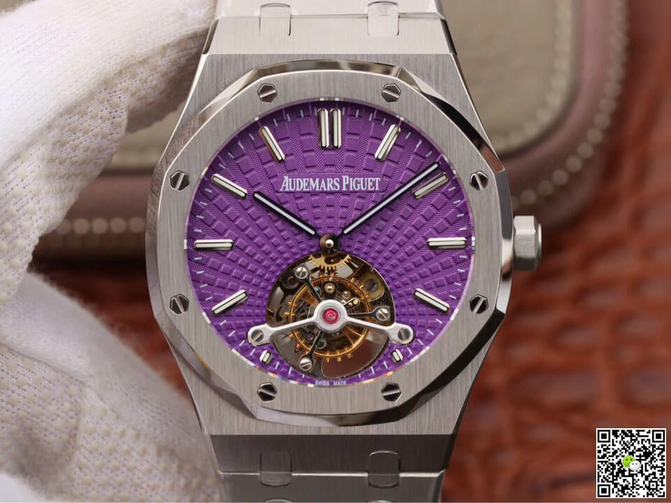 Audemars Piguet Royal Oak Tourbillon 26522ST.OO.1220ST.01 JF Factory Purple Dial