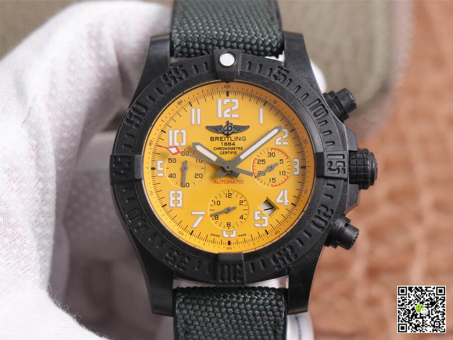 Breitling Avenger Hurricane 12H XB0180E41I1W1 GF Factory V2 Yellow Dial
