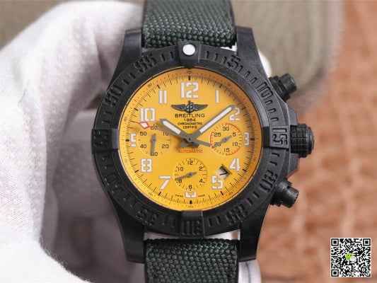 Breitling Avenger Hurricane 12H XB0180E41I1W1 GF Factory V2 Yellow Dial