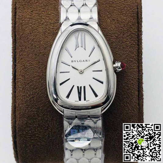 Bvlgari Serpenti 103141 BV Factory Silver White Dial