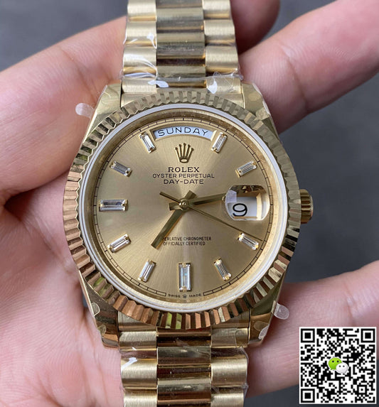 Rolex Day Date M228238-0005 GM Factory V2 Gold Dial